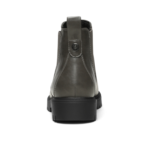 Classic Chelsea Ankle Booties - GREY PU - 3